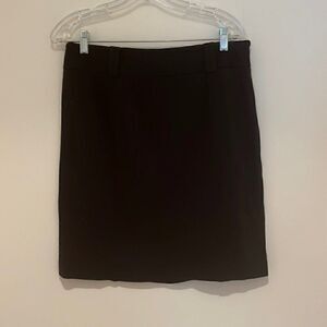 Kenneth Cole rayon black work skirt
